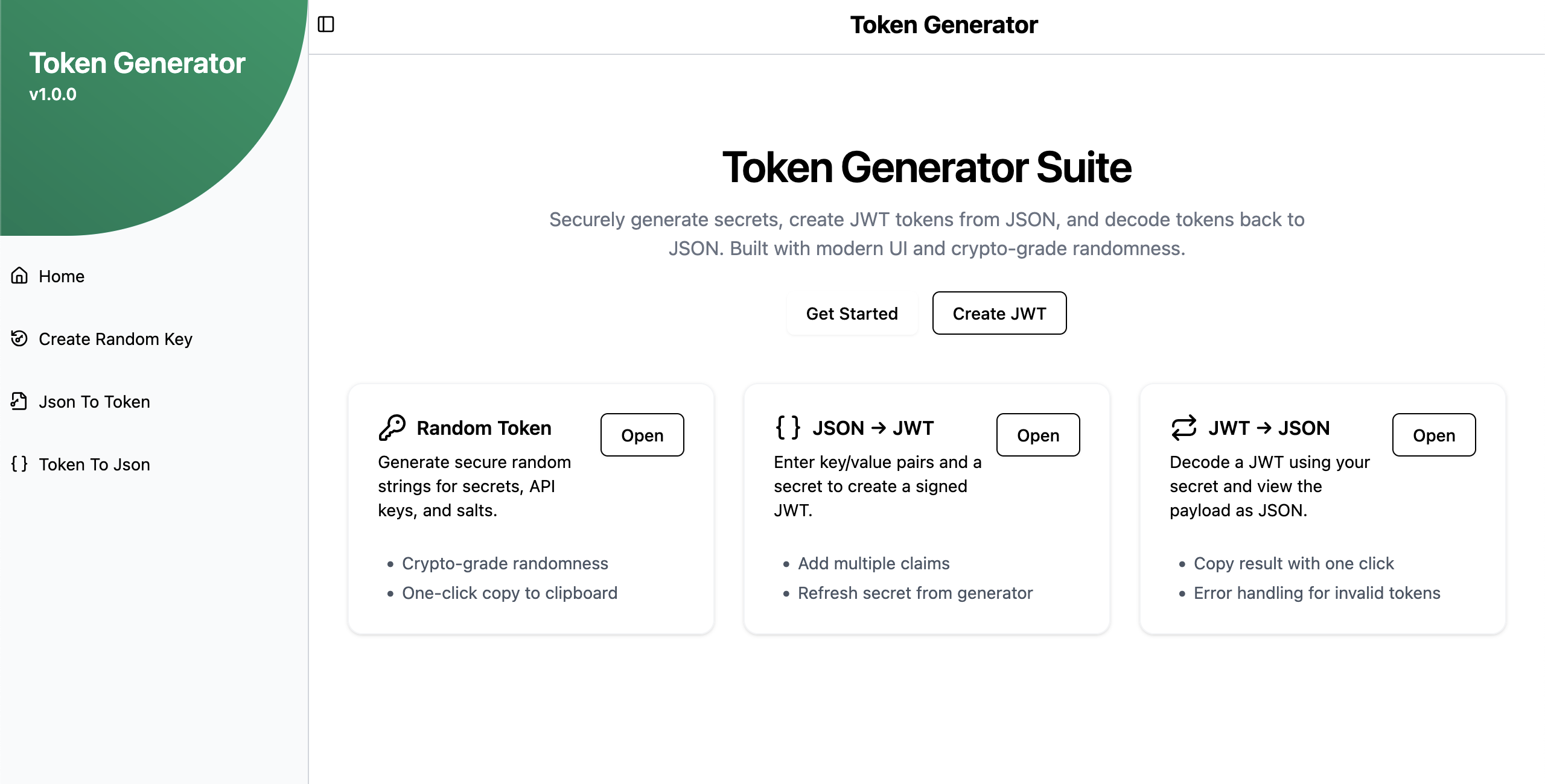 Token Generator